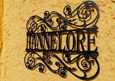 Hannelore Apartment Schild